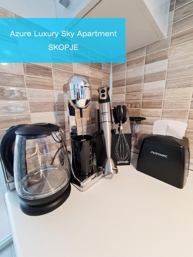 Azure Luxury Sky Apartment Skopje Luaran gambar