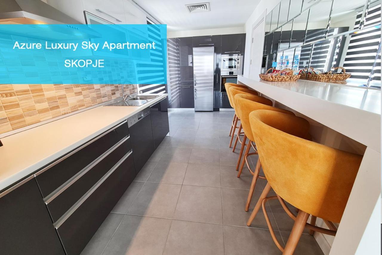 Azure Luxury Sky Apartment Skopje Luaran gambar