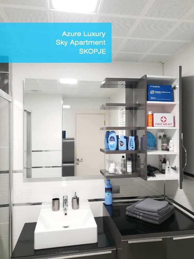 Azure Luxury Sky Apartment Skopje Luaran gambar