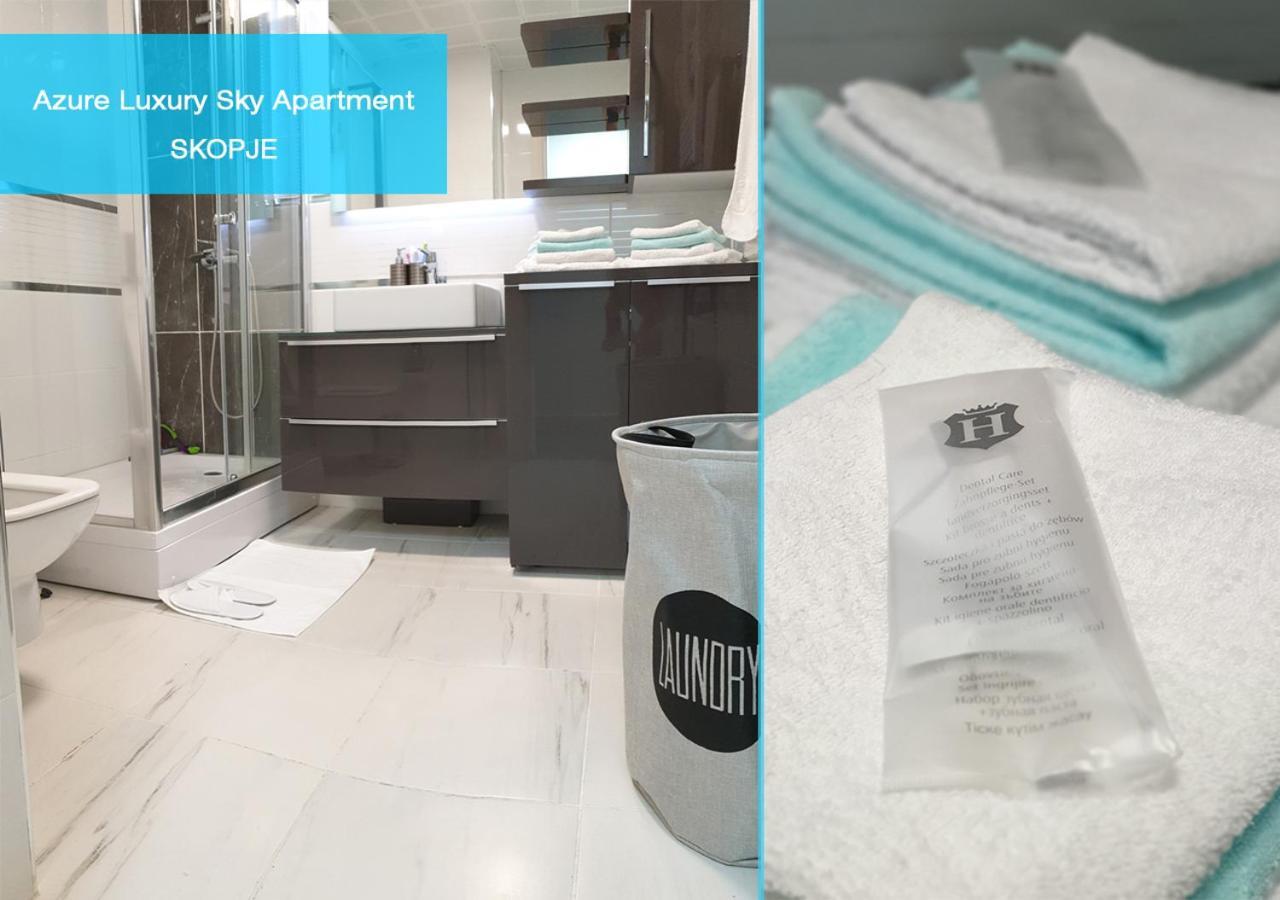 Azure Luxury Sky Apartment Skopje Luaran gambar